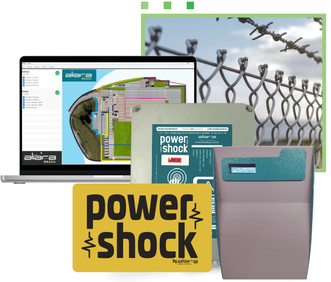 Cerca Elétrica Alta Performance Powershock